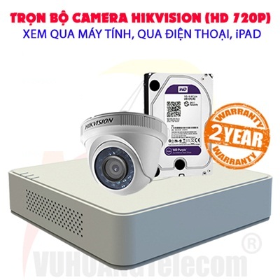 Trọn bộ 1 camera 2MP