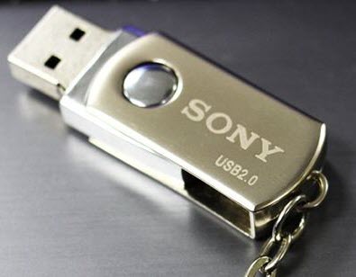 USB 4gb SONY xoay mini móc khóa chống nước